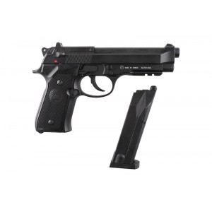 Страйкбольный пистолет Beretta M92FS Pistol Replica CO2 версия, металл, блоу бэк (KWC)